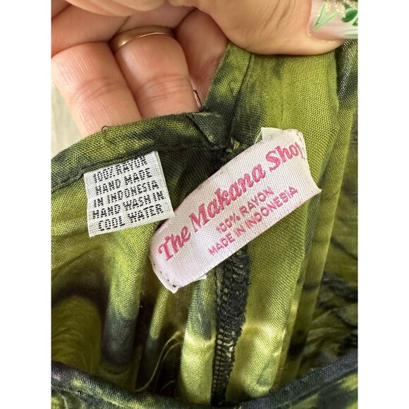 The Makana Shop Hawaiian Batik Tie Dye Adjustable Harem Jumpsuit One Size - Picture 8 of 8